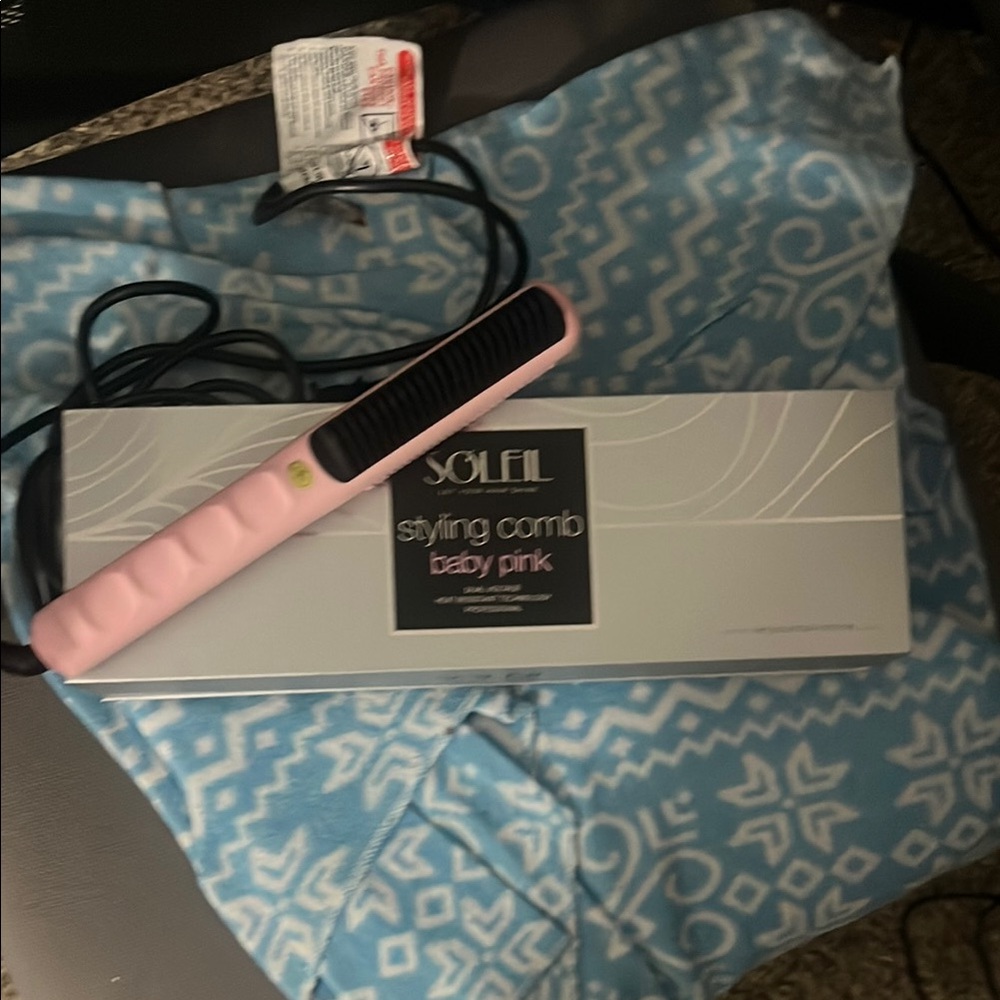 Soleil Baby Pink Styling Comb